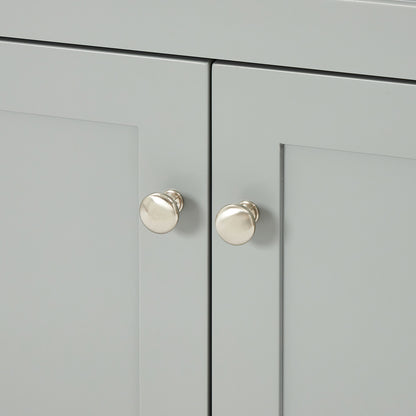 Bradford 66-inch Grey base cabinet on detail 3