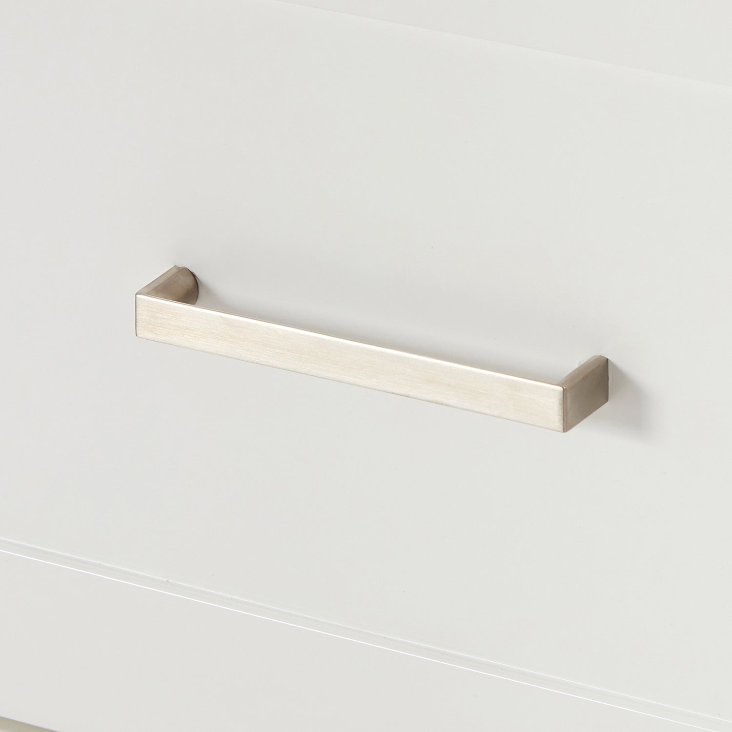 Bradford 66-inch White base cabinet on detail 2