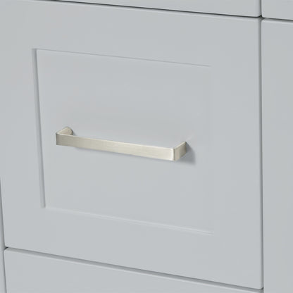 Bradford 72-inch Grey base cabinet on detail 1