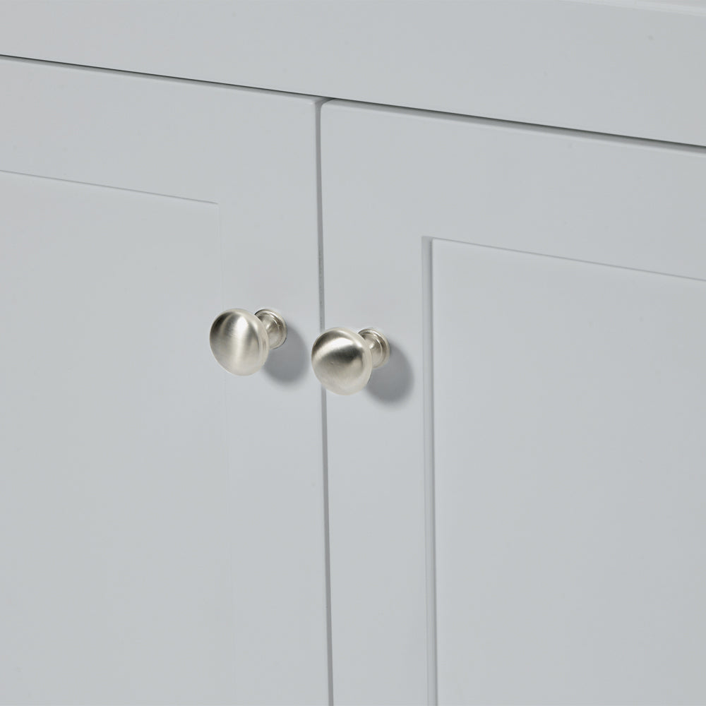 Bradford 72-inch Grey base cabinet on detail 2
