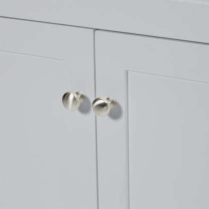 Bradford 72-inch Grey base cabinet on detail 2
