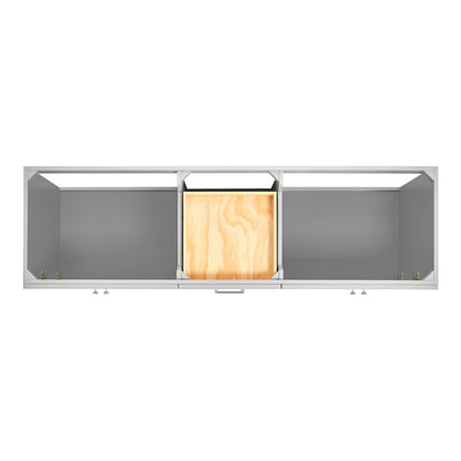 Bradford 72-Inch Grey bathroom vanity on white background – product photo 3