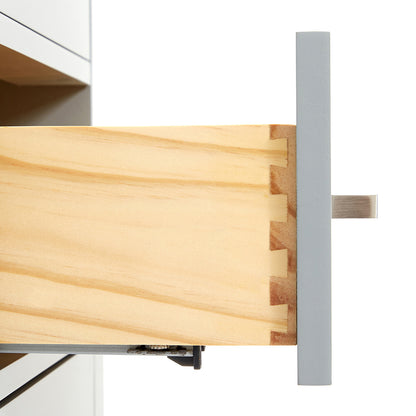 Alenza 36-inch Grey bathroom vanity on detail 1