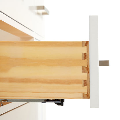Alenza 42-inch White bathroom vanity on detail 1