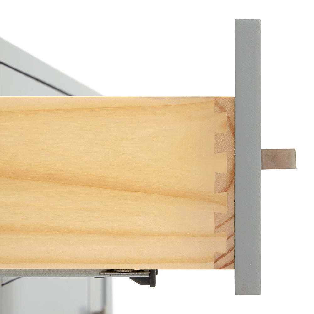 Alenza 42-inch Grey bathroom vanity on detail 1