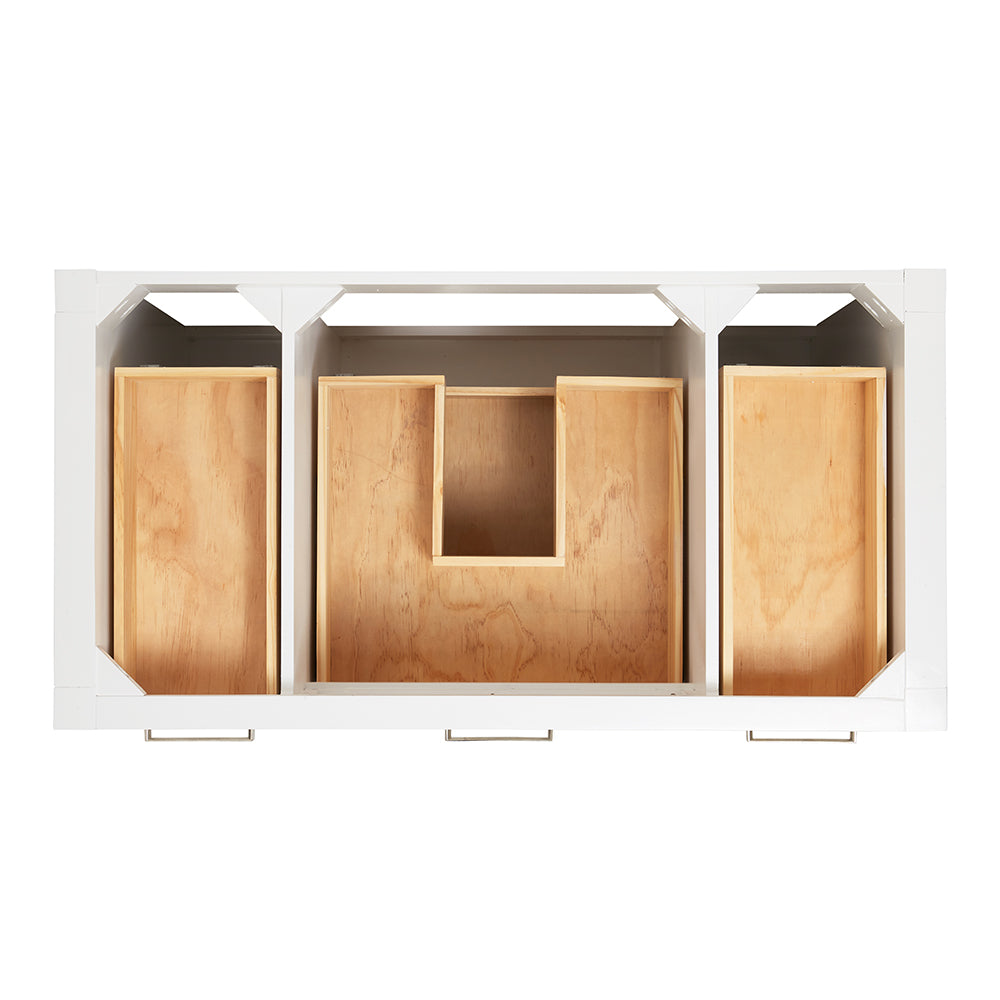 Alenza 42-inch White bathroom vanity on detail 2