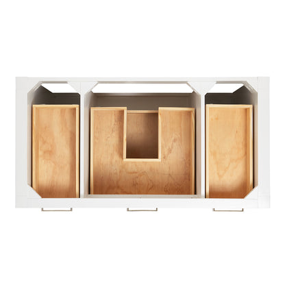 Alenza 42-inch White bathroom vanity on detail 2