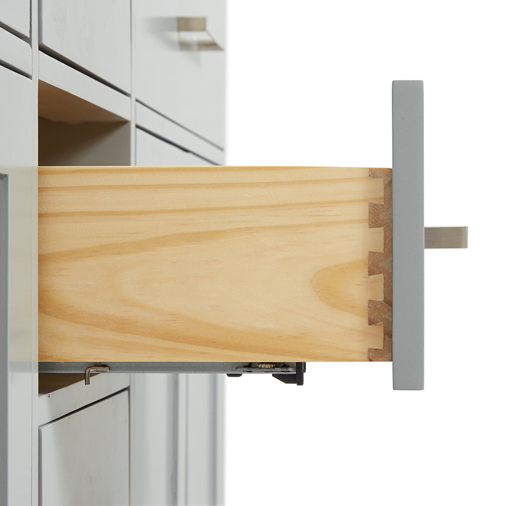 Alenza 60-inch Grey bathroom vanity on detail 1