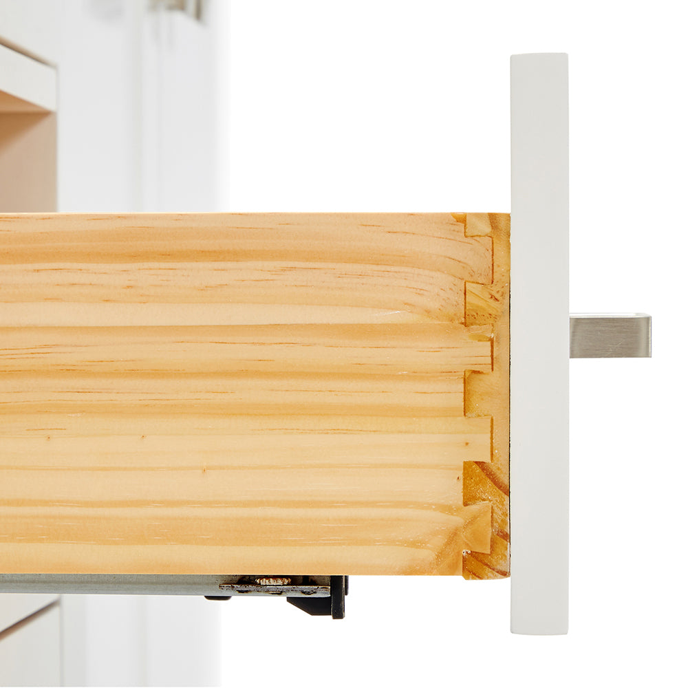 Alenza 60-inch White bathroom vanity on detail 1