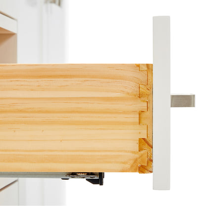 Alenza 60-inch White bathroom vanity on detail 1