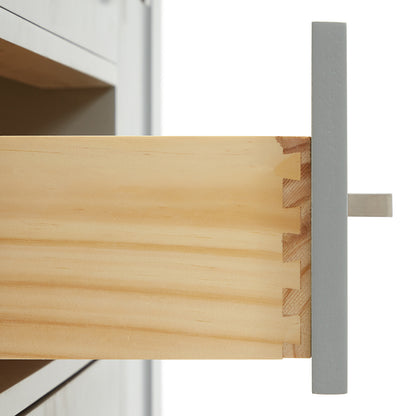 Alenza 60-inch Grey bathroom vanity on detail 1