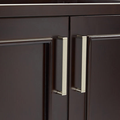 Langford 30-inch Espresso bathroom vanity on detail 3