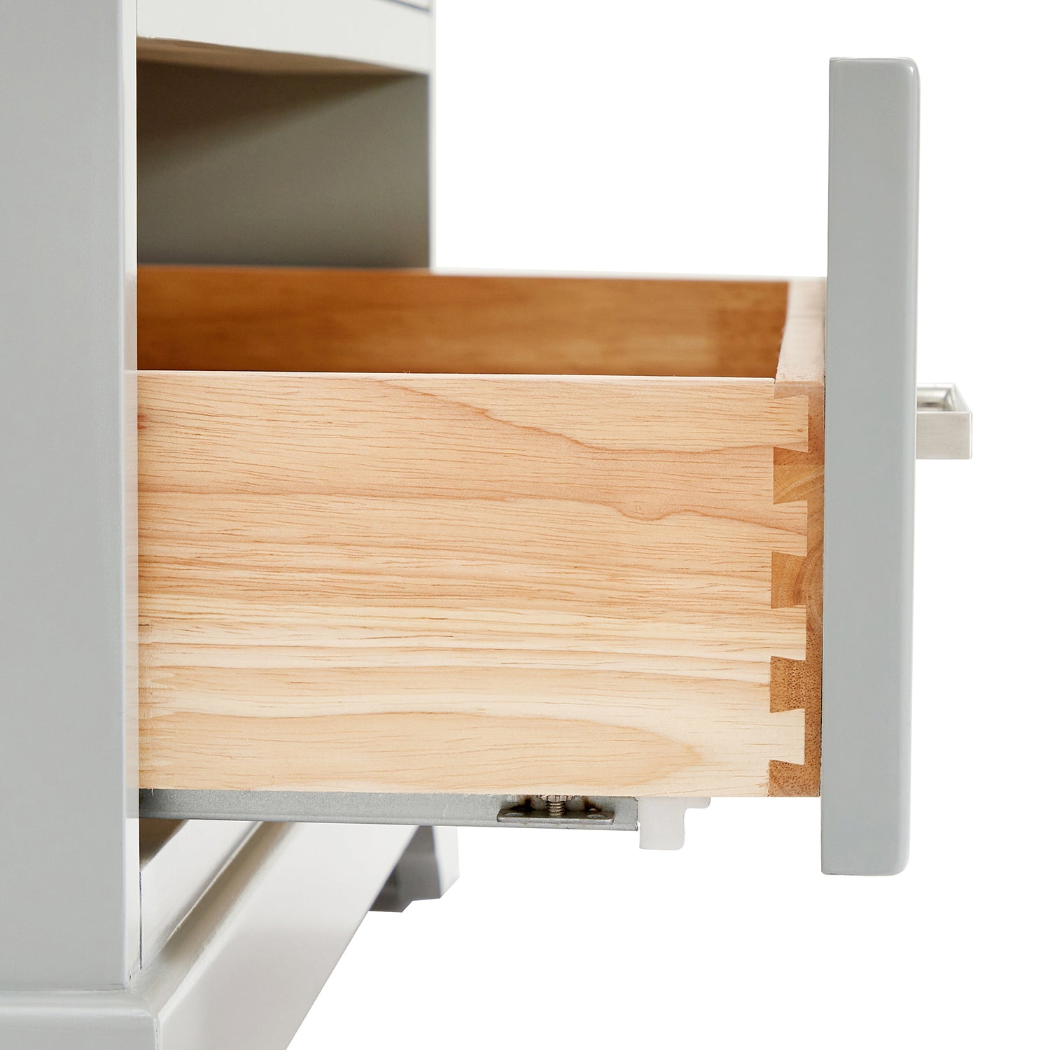 Langford 36-inch Grey bathroom vanity on detail 1