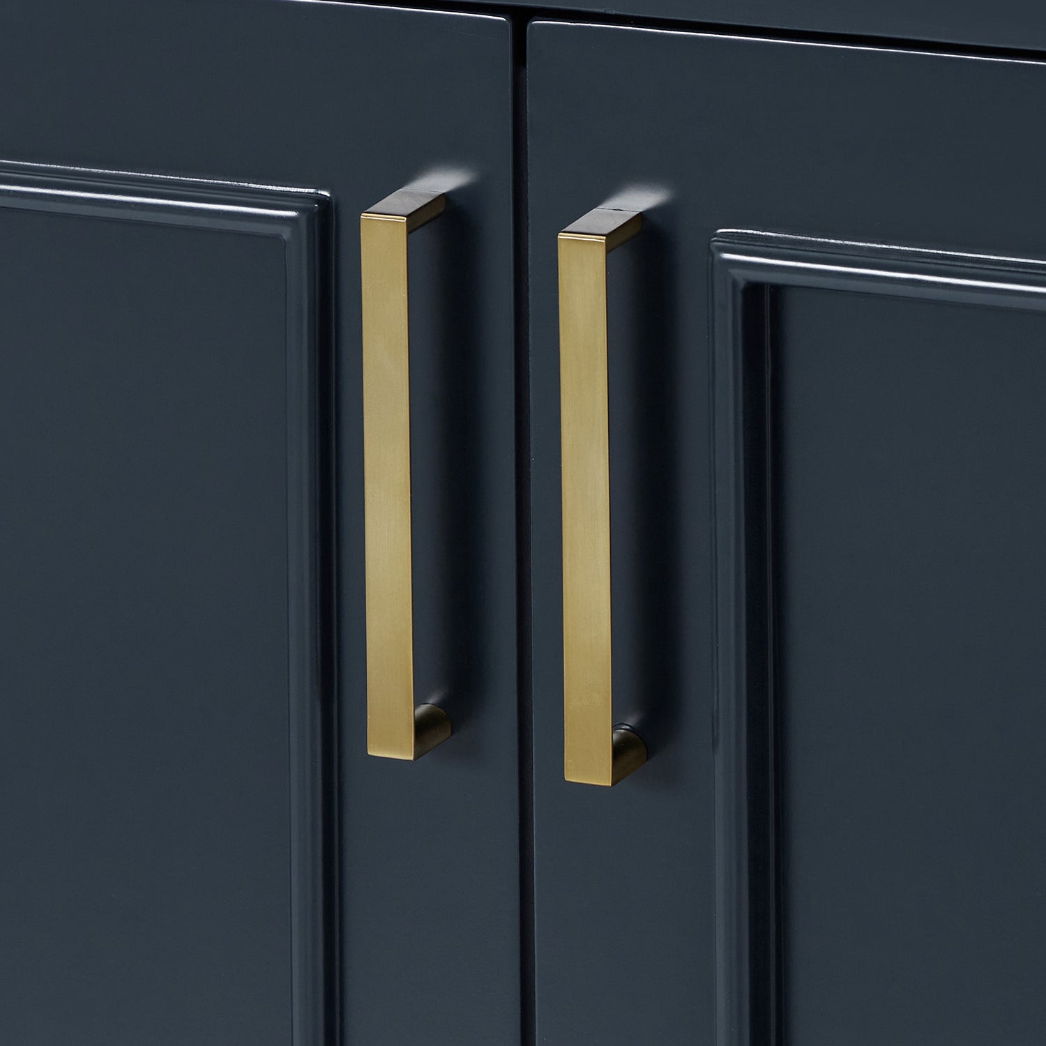 Langford 36-inch Midnight Blue bathroom vanity on detail 2