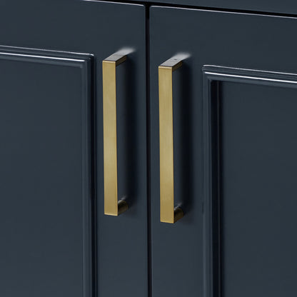 Langford 36-inch Midnight Blue bathroom vanity on detail 2