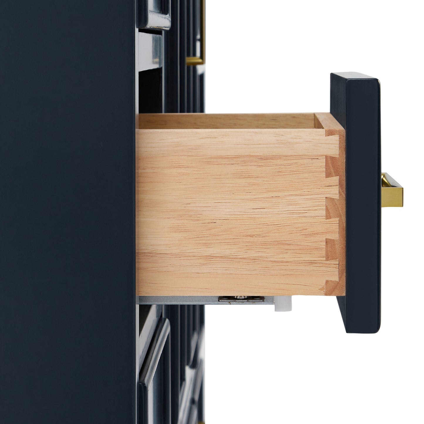 Langford 42-inch Midnight Blue bathroom vanity on detail 1