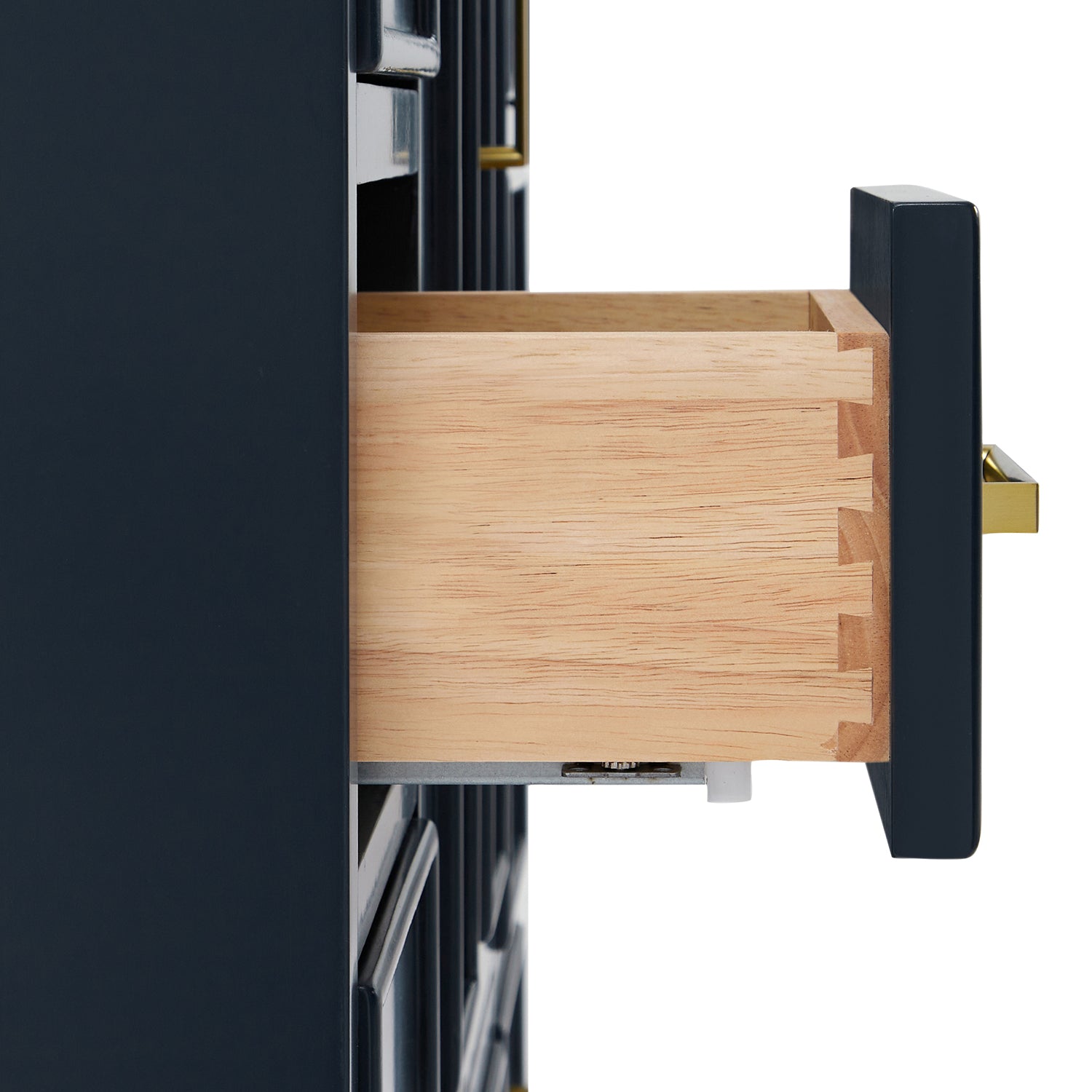 Langford 42-inch Midnight Blue bathroom vanity on detail 1