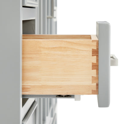 Langford 42-inch Grey bathroom vanity on detail 1