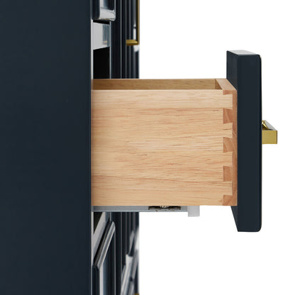 Langford 42-inch Midnight Blue bathroom vanity on detail 1