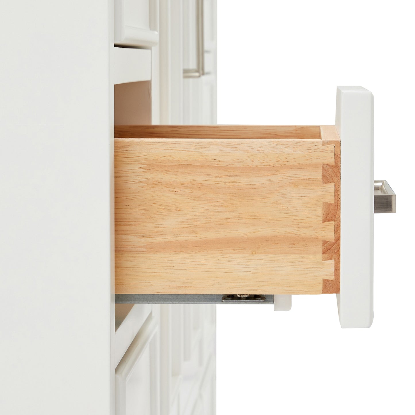 Langford 42-inch White bathroom vanity on detail 1