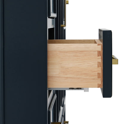 Langford 48-inch Midnight Blue bathroom vanity on detail 1