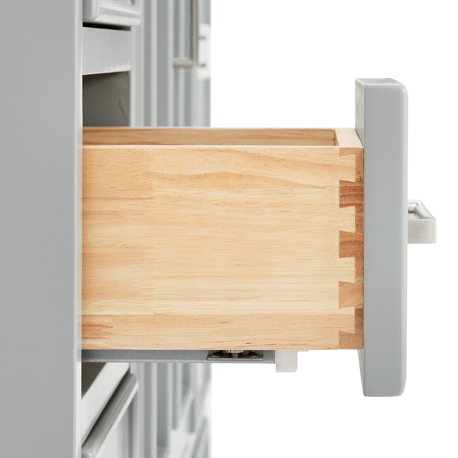 Langford 54-inch Grey bathroom vanity on detail 1