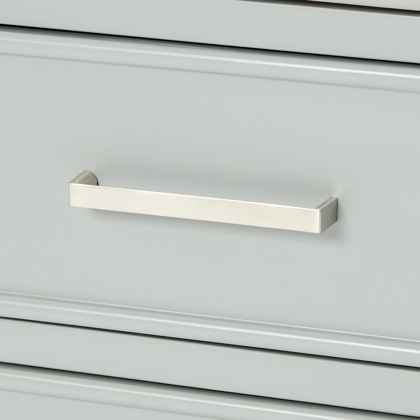 Langford 72-inch Grey bathroom vanity on detail 3