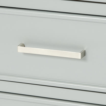 Langford 72-inch Grey bathroom vanity on detail 3