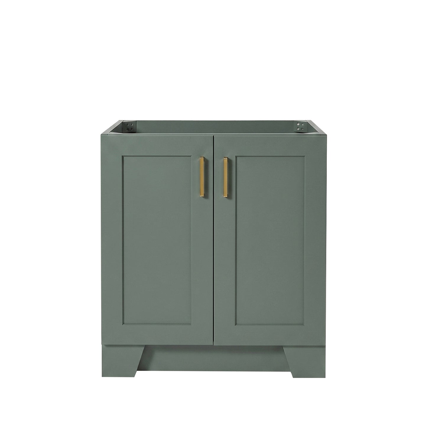 Emilia 30-inch Vintage Green base cabinet on white back ground front view main image