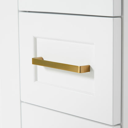 Emilia 36-inch White base cabinet on detail 3