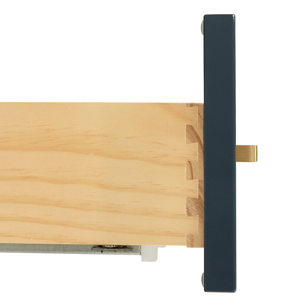 Emilia 36-Inch Midnight Blue bathroom vanity on white background – product photo 4