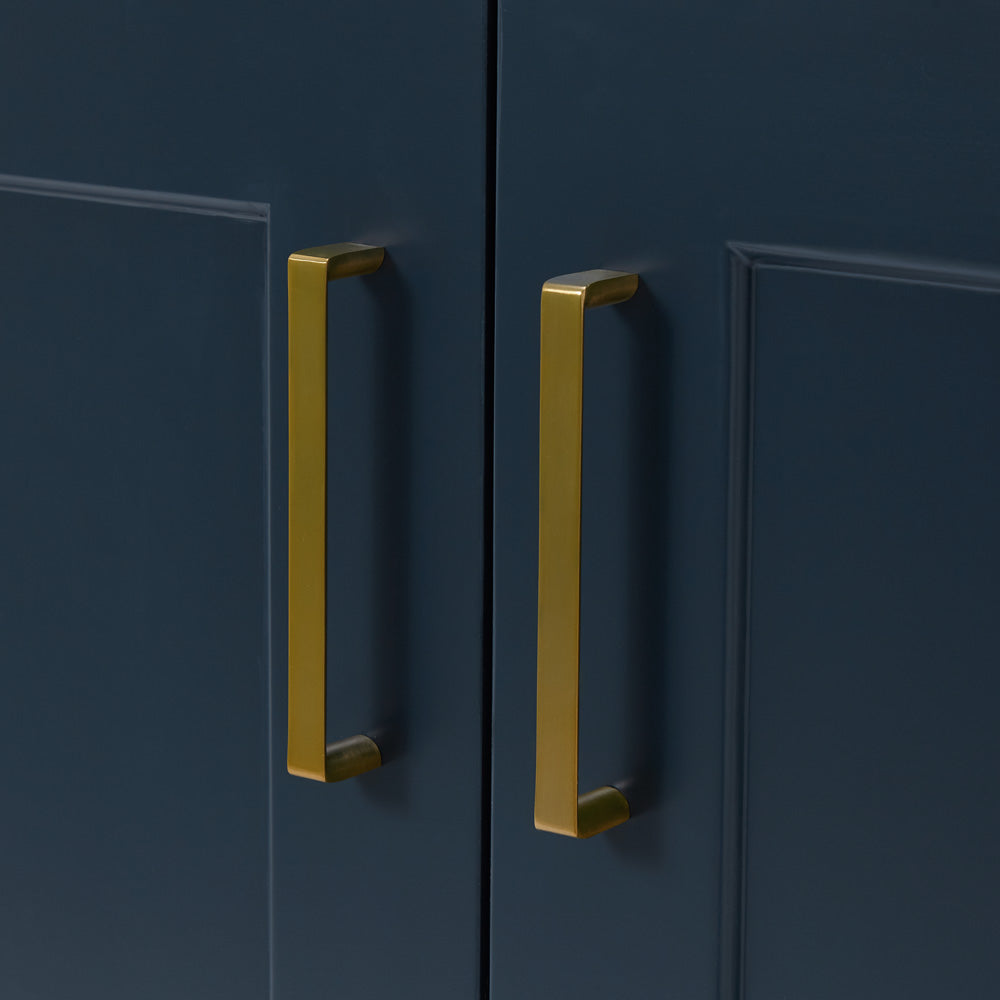 Emilia 42-inch Midnight Blue base cabinet on detail 1