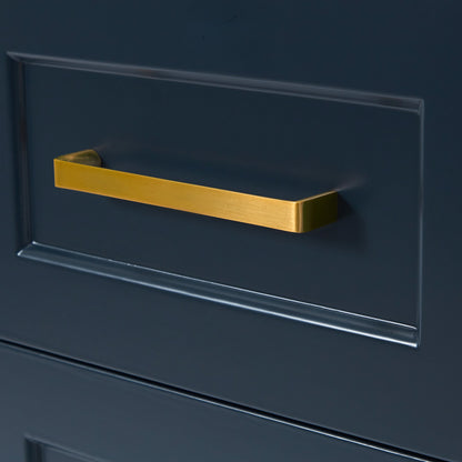 Emilia 42-inch Midnight Blue base cabinet on detail 2