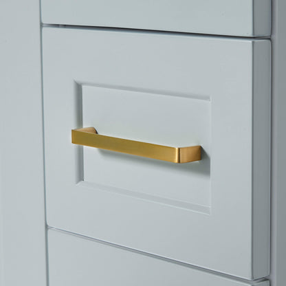 Emilia 42-inch Grey base cabinet on detail 3