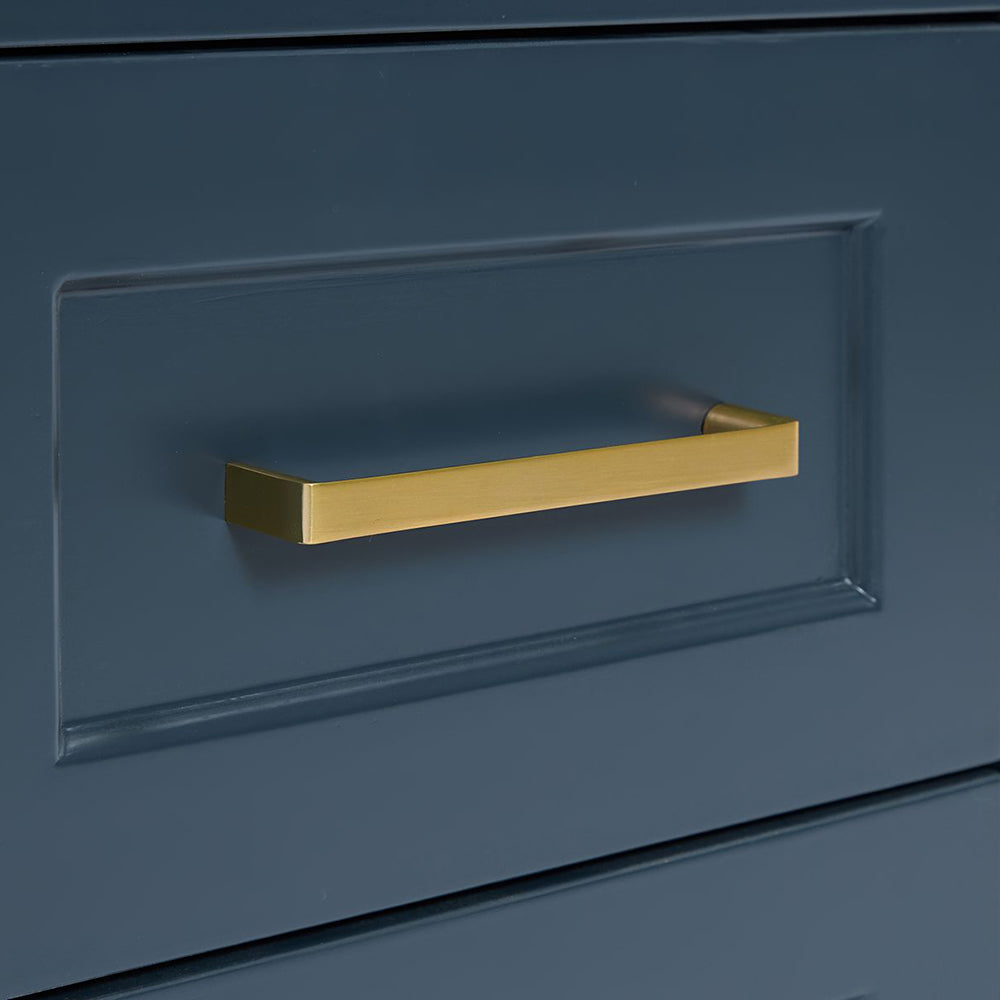 Emilia 42-inch Midnight Blue base cabinet on detail 1