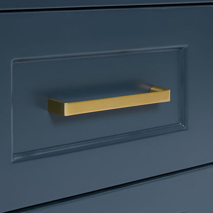 Emilia 42-inch Midnight Blue base cabinet on detail 1