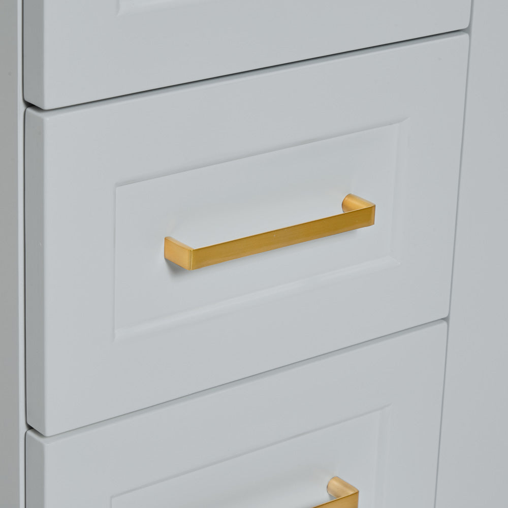 Emilia 48-inch Grey base cabinet on detail 1
