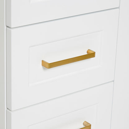Emilia 48-inch White base cabinet on detail 1