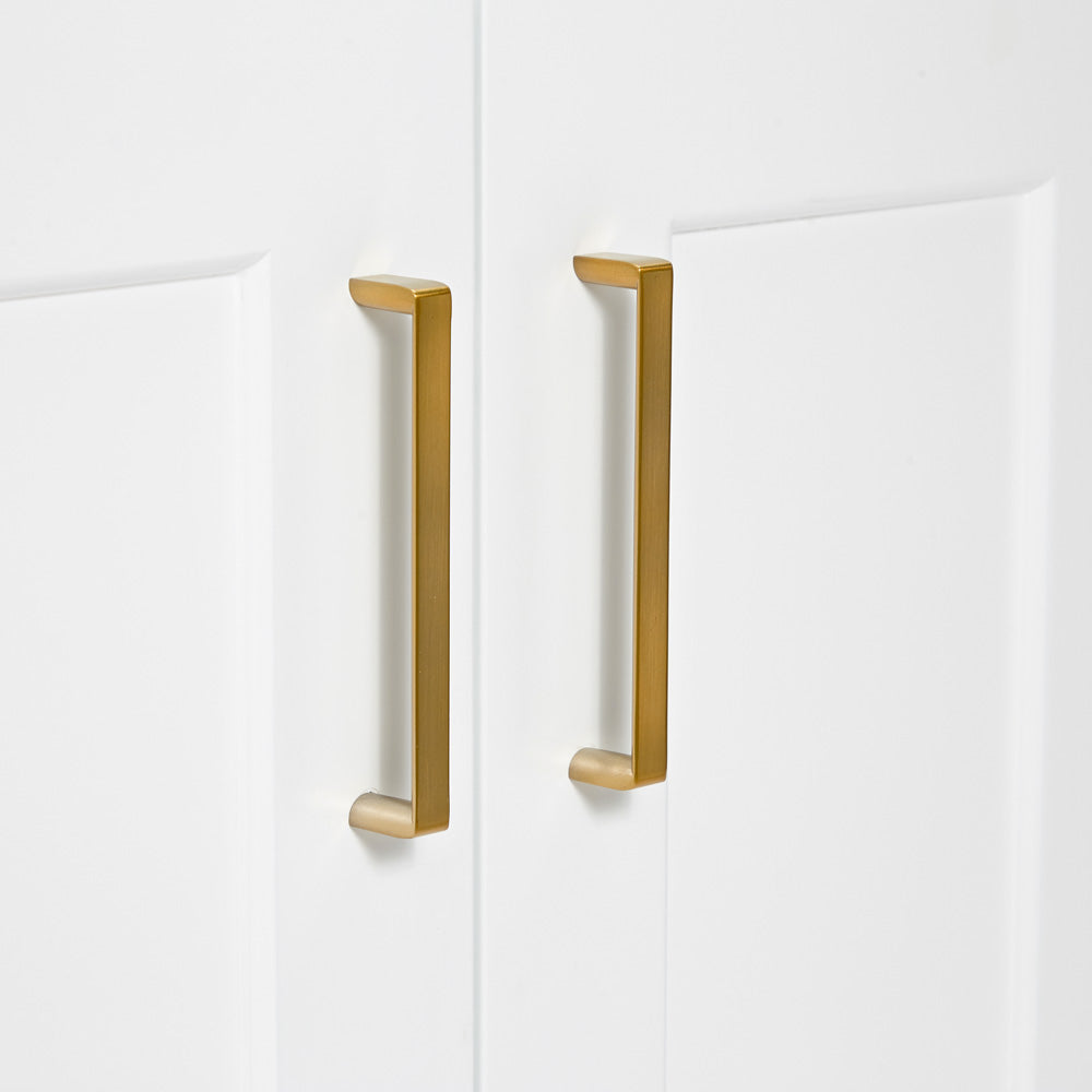 Emilia 48-inch White base cabinet on detail 2