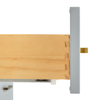 Emilia 48-Inch Grey bathroom vanity on white background – product photo 3