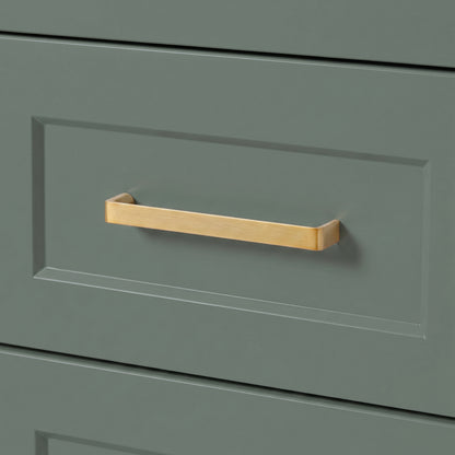Emilia 54-inch Vintage Green base cabinet on detail 1