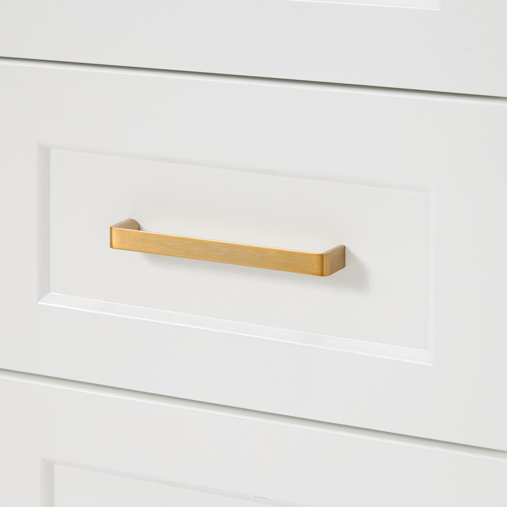 Emilia 54-inch White base cabinet on detail 1