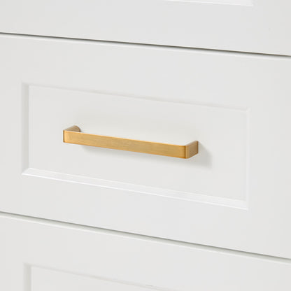 Emilia 54-inch White base cabinet on detail 1
