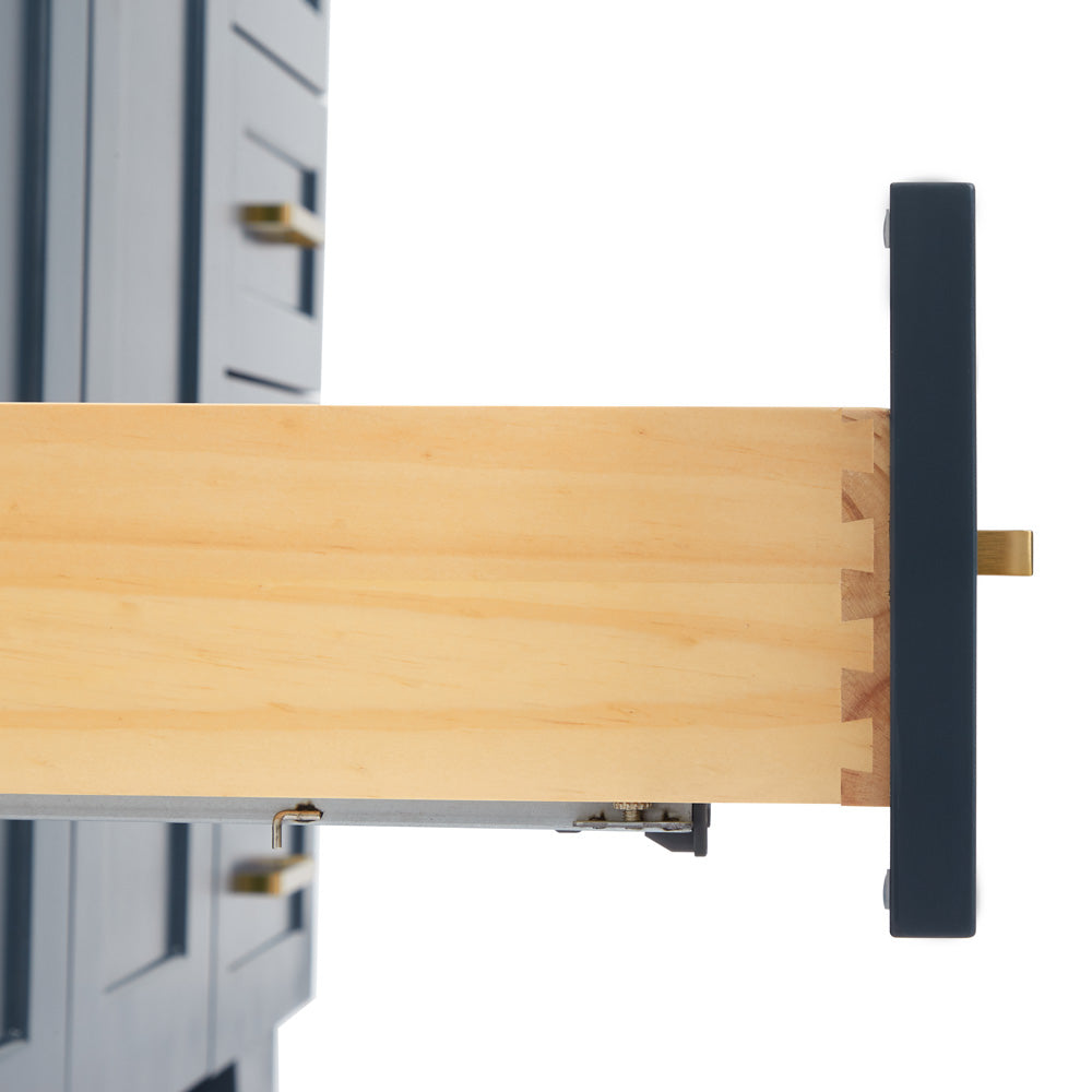 Emilia 54-Inch Midnight Blue bathroom vanity on white background – product photo 3
