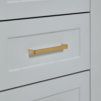 Emilia 60-inch Grey base cabinet on detail 1