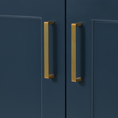 Emilia 60-inch Midnight Blue base cabinet on detail 1