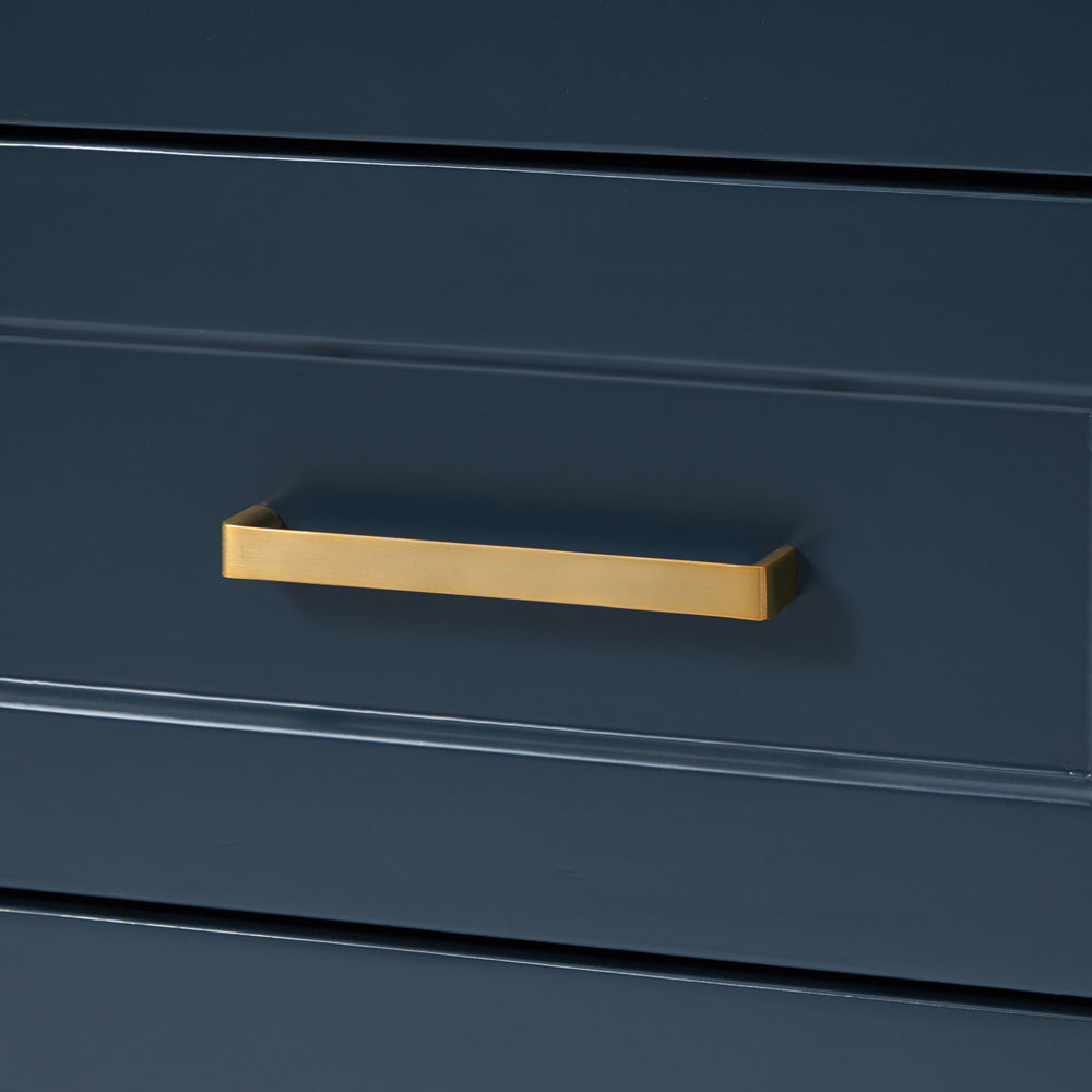 Emilia 60-inch Midnight Blue base cabinet on detail 2