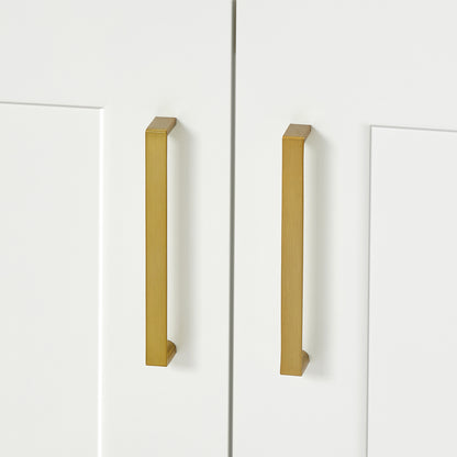 Emilia 66-inch White base cabinet on detail 2