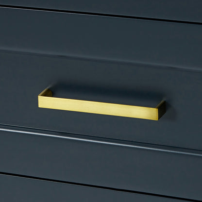 Emilia 66-inch Midnight Blue base cabinet on detail 2