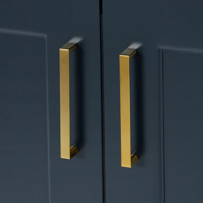 Emilia 66-inch Midnight Blue base cabinet on detail 3
